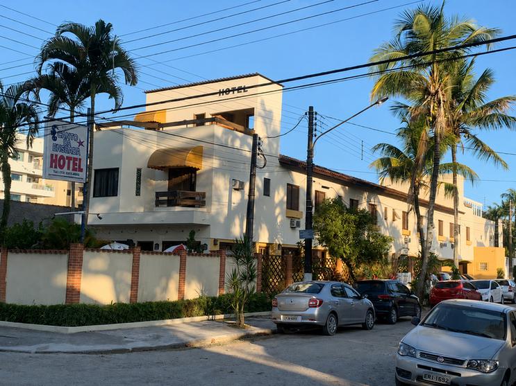 Hotel Canto da Enseada, one block from the beach